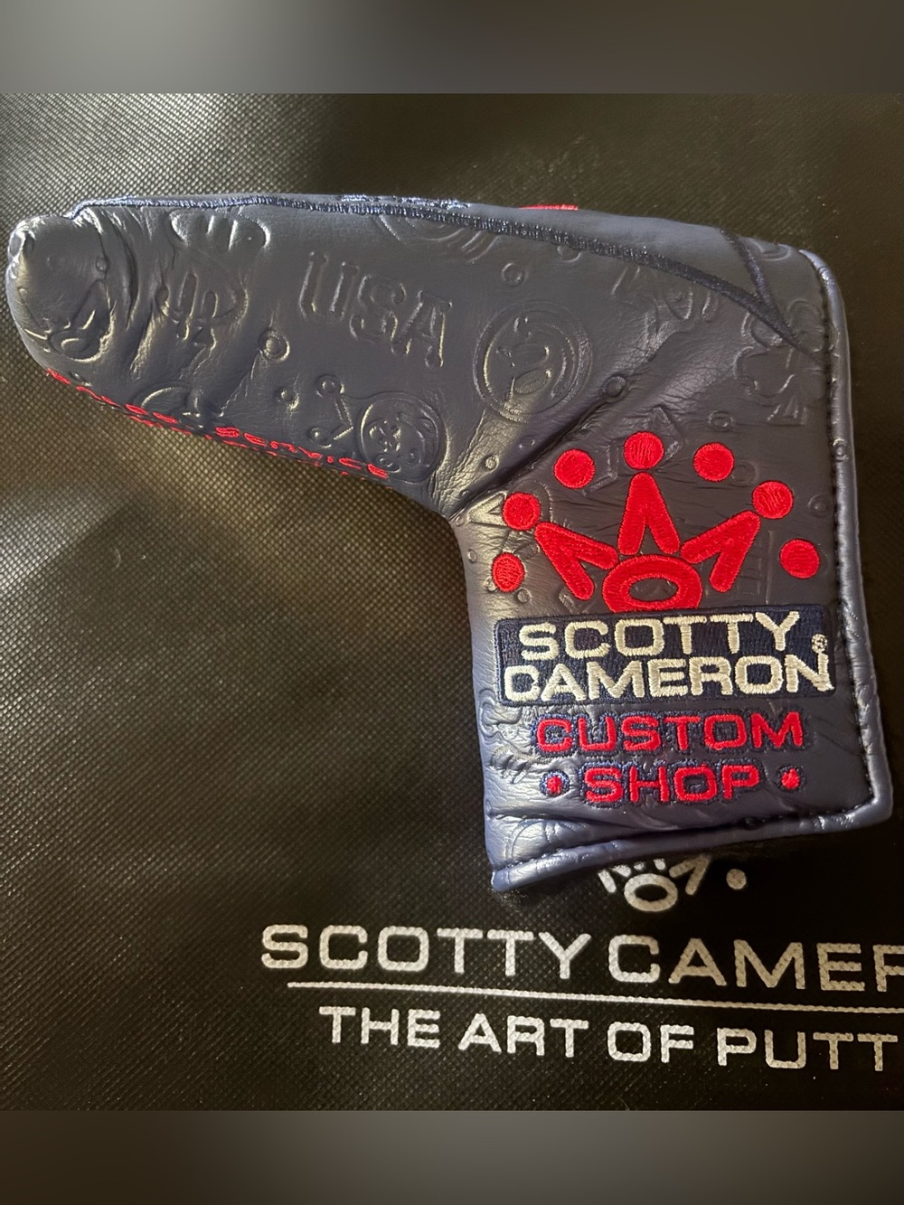 New Scotty Cameron Gallery CS Scotty's Stamps Exclusive Cover Navy